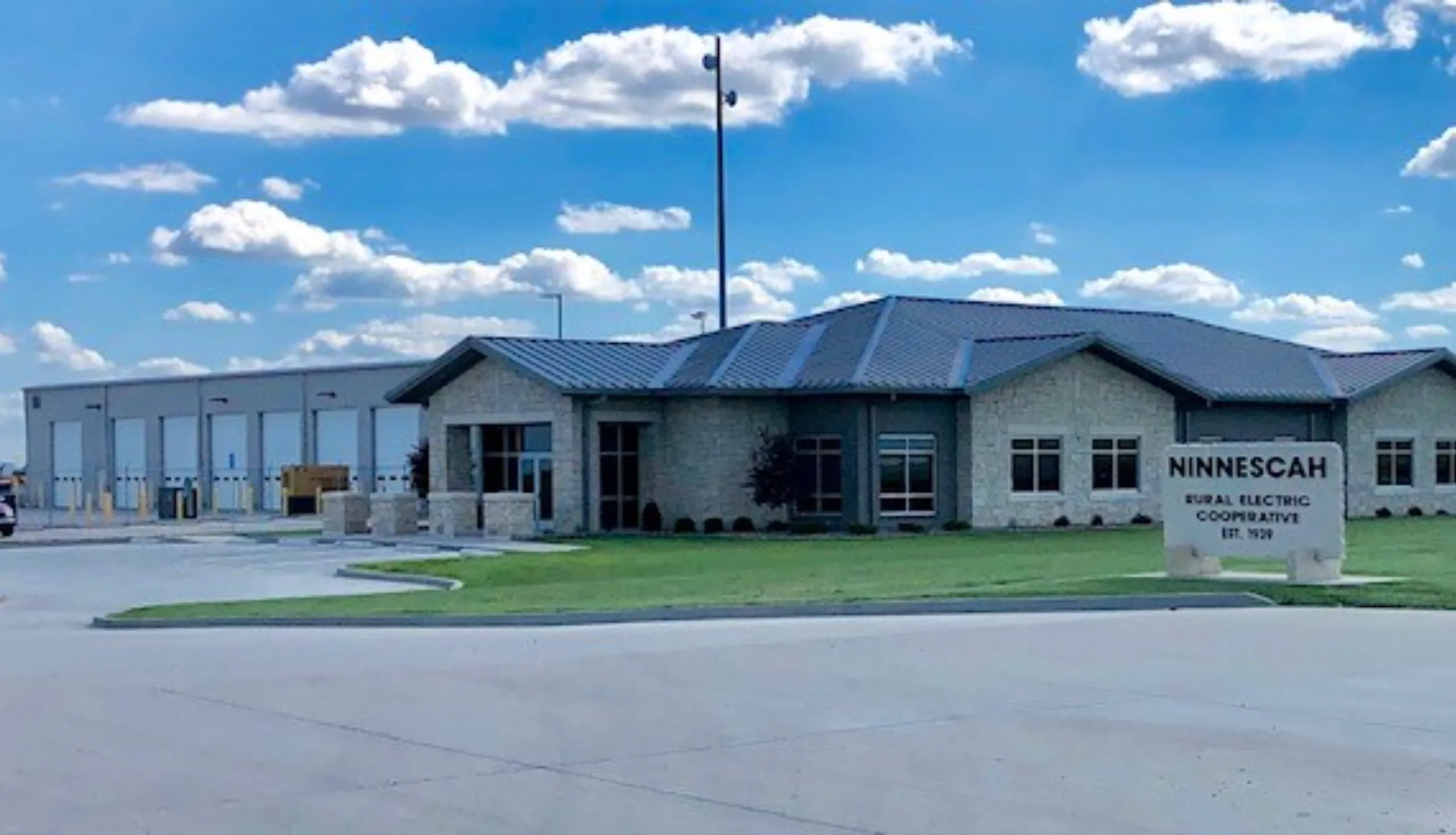 Building with the Blue Sky Behind