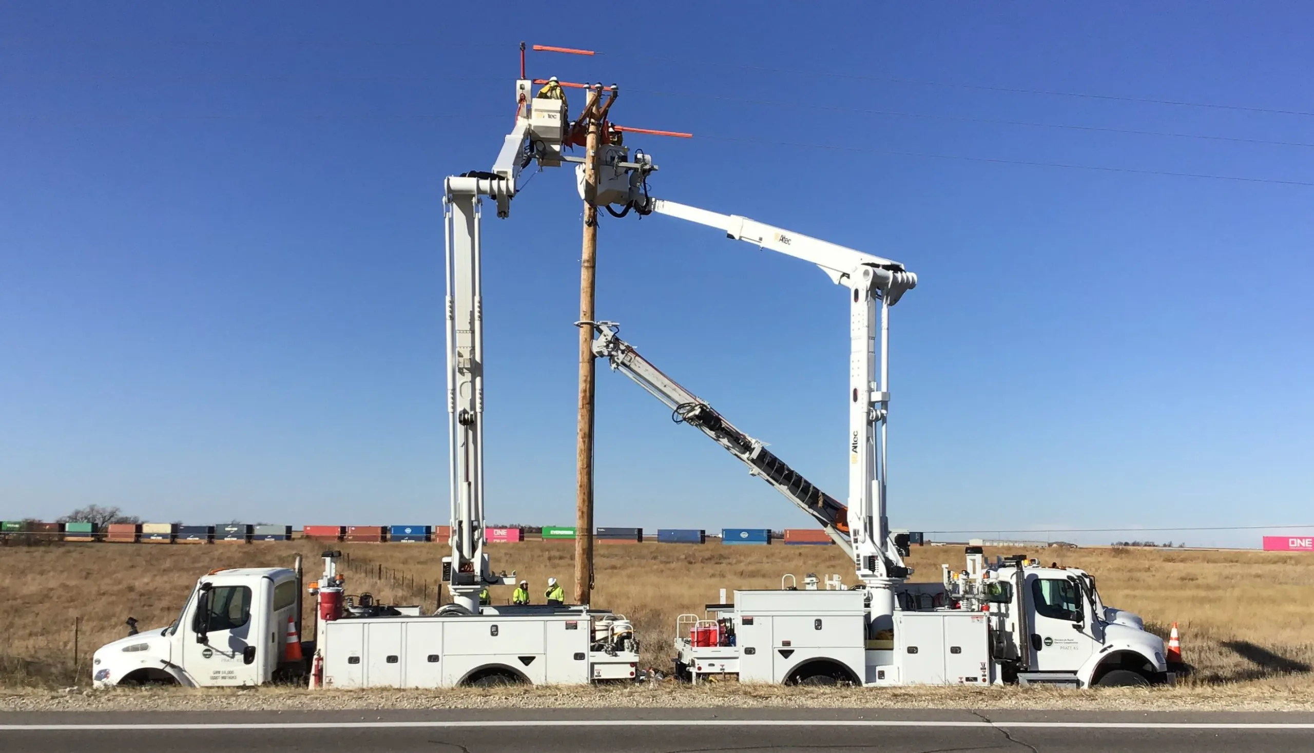 Crane Machinery Working Together